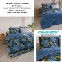ETE HOMETEX ÇİFT KİŞİLİK WELSOFT UYKU SETİ MONESTERA İNDİGO 8696474231984